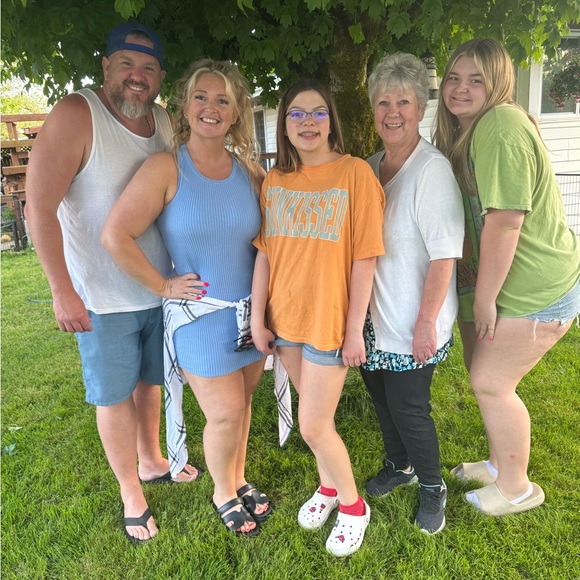Divided Blue Ribbed Dress - Picture 2 of 2